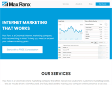 Tablet Screenshot of maxranx.com